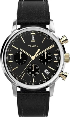 Cronógrafo Timex Marlin quartzo (40mm) novo em folha - Imagem 1 de 4