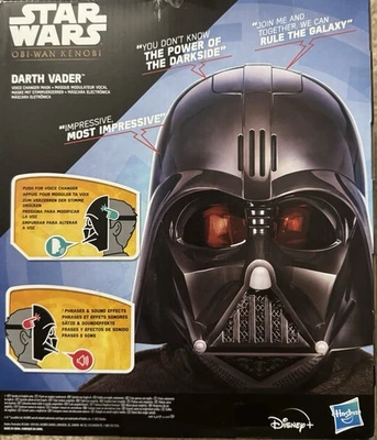 Máscara de Darth Vader de Star Wars con cambiador de voz exclusiva de Disney Store Foto 1 de 2