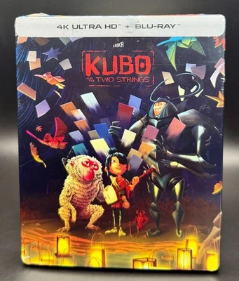 KUBO AND THE TWO STRINGS SHOUT! EXCLUSIVE 4K BLURAY STEELBOOK *NEW & SEALED!* - Image 1 of 4