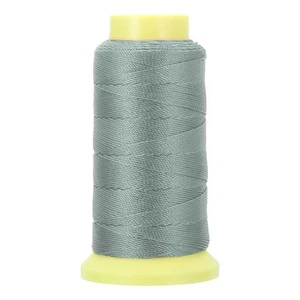 Bonded Thread, 1 mm 190 Yards Polyester Sewing Cord for Tassels, Light Gray - Picture 1 of 8