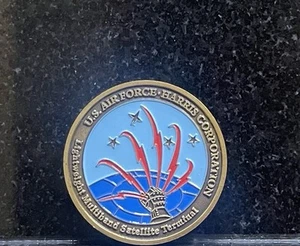 Air Force Harris Corporation USAF LMST Roll-Out 1,50" Challenge Coin - Bild 1 von 5