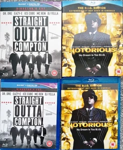 Straight Outta Compton + Notorious 2 x Blu-ray Disc Konvolut Restposten N.W.A. B.I.G. - Bild 1 von 1
