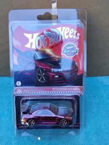 Hot Wheels RLC Exclusive 2024 Selections Nissan Skyline GT-R BNR34 - RED-IN HAND - Picture 1 of 10