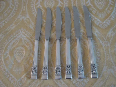 6 cuchillos de cena Oneida Community Coronation nunca usados Foto 1 de 4