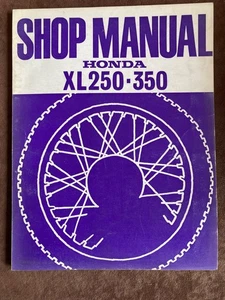 Werkstatt Handbuch Shop Manual XL250 XL 350   1975 Englisch - Picture 1 of 1