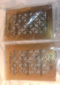 2 NUEVOS REGISTROS DE PISO DE LATÓN PESADO RESPIRADEROS LATÓN ANGLOAMERICANO 7,5 X 11,5 PULGADAS - Imagen 1 de 4