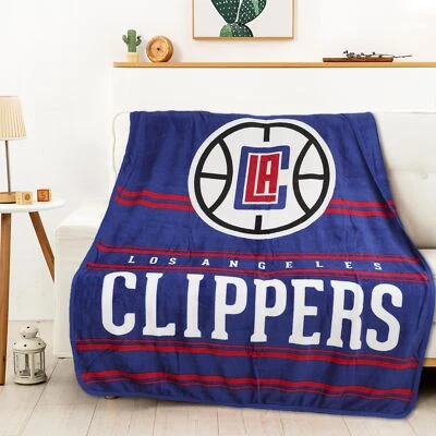 Northwest NBA Los Angeles Clippers Dual Vision Silk Touch Throw Blanket, 45"x60" - Image 1 of 4