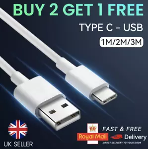Genuine Samsung Type C USB Fast Charging Data Sync Cable Lead - Picture 1 of 10