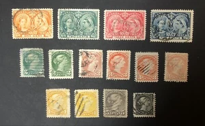 TangStamps: estampillas clásicas usadas de Canadá Jubilee Queen - Imagen 1 de 1