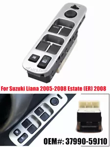 37990-59J10 Front Left Power Window Switch For Suzuki Liana Estate (ER) Aerio - Picture 1 of 11