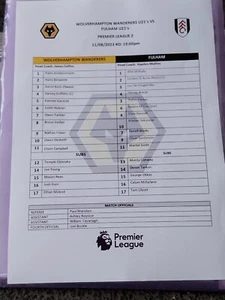 WOLVERHAMPTON WANDERERS RESERVES v FULHAM RESERVES 2023/24 - Picture 1 of 1