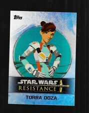 Star Wars Resistance 2019 TOPPS Season 1 Foil Character Card 9 Torra Doza
