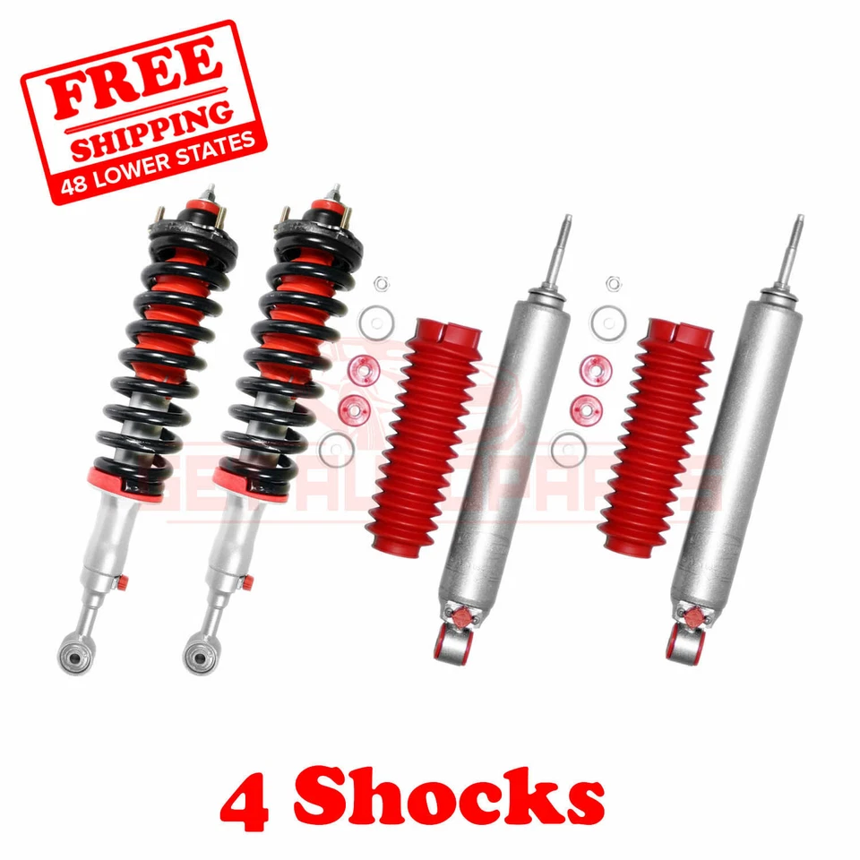 Amortiguadores niveladores Rancho QuickLift de elevación rápida de 2,5-3" para Toyota Tacoma 05-15 4x4 Foto 1 de 4