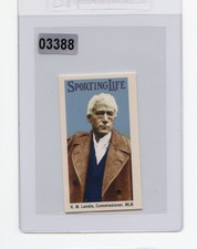 #03388 K. M. LANDIS RARE Sporting Life Promo Card