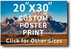 Custom Photos Pictures On Canvas Posters Prints with Wood Frame Wall Art Decor