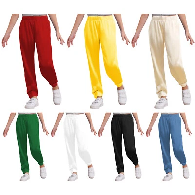 Pantalones de vacaciones inferiores para niños Pantalones escolares Ropa para el hogar Fiestas Disfraz Sedoso Foto 1 de 3