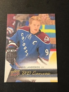 2014-15 Upper Deck UD Canvas Gabriel Landeskog #C22 - Picture 1 of 2