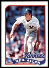 1989 Topps Neil Allen B Baseball Cards #61