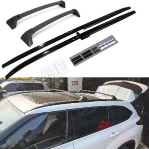 4 barras transversales para portaequipajes de techo aptos para Highlander Kluger 2020-2022 - Imagen 1 de 9