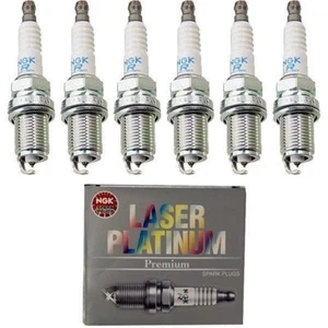 6 pcs GENUINE OEM NGK Laser Platinum Spark Plugs #4363 For Honda Acura PZFR5F-11 - Picture 1 of 3