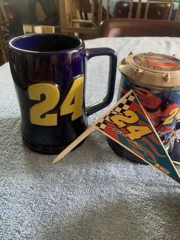 Jeff Gordon #24 18oz Collectors Beer/Coffee NASCAR Mug W/Bonus Lot 🔥 Cover