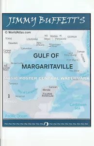 JIMMY BUFFETT "Gulf Of Margaritaville" NEW 11 x 14 Color Poster - Picture 1 of 1