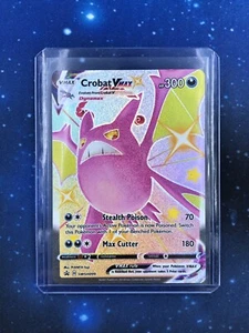 Let’s Grade! 1x Crobat VMax Black Star SWSH099 Rainbow Pokemon Mint Box Fresh - Picture 1 of 2