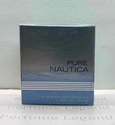 NAUTICA PURE DE NAUTICA PARA HOMBRE 3,4 FL.OZ. EAU DE TOILETTE SPRAY SELLADO SKU5090 Foto 1 de 3