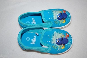 Toddler Girls FINDING DORY SHOES Turquoise CANVAS Casual BOAT DECK Pull On SZ 10 - Picture 1 of 1