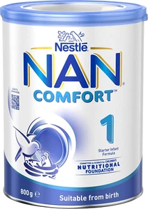 Nestlé NAN COMFORT 1 Newborn Formula, Stage 1 Formula Suitable from Birth – 800G - Picture 1 of 12