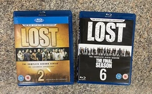Lost 2 & 6 Complete Seasons Blue Ray - Picture 1 of 3