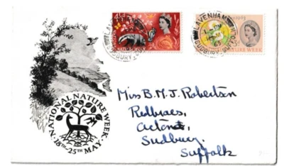 16/5/1963 UK GB FDC - National Nature Week - Countryside - Lavenham CDS P/M - Image 1 of 2