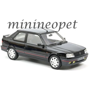NOREV 1990 PEUGEOT 309 GTi 1/18 DIECAST MODEL CAR BLACK 184885 - Picture 1 of 2