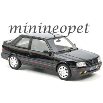 COCHE MODELO DIECAST NOREV 1990 PEUGEOT 309 GTi 1/18 negro 184885 Foto 1 de 2