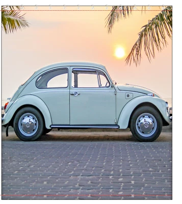 Car Fabric Shower Curtain Size 72 x 72 inch Bath Curtain - Image 1 of 2