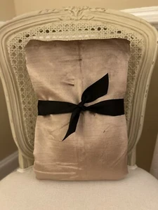 West Elm Luster Velvet Blackout Curtain (1) 48”x84” Simple Taupe NWOT OB READ - Picture 1 of 8