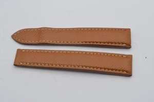 PULSERA CARTIER PIEL 18MM CIERRE DESPLEGABLE 16MM NUEVA 18-16 NUEVA MARRÓN KD35G363 - Imagen 1 de 2