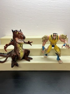 Marvel ToyBiz Savage Land Savage Wolverine and Crawler Rex C5 - Picture 1 of 5