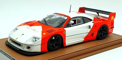 Tecnomodel 1/18 Scale TM18-286L 1996 Ferrari F40 24h LM Red / White Black Wheels - Image 1 of 4