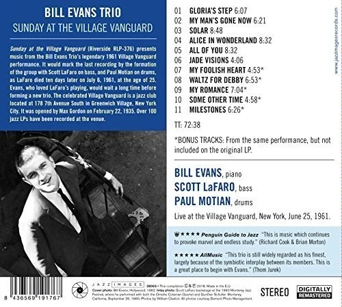 Bill Evans - Sunday At The Village Vanguard [New CD] Bonus Tracks, Deluxe Ed, Rm - Bild 1 von 1