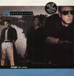 Working Week Largo 12" vinyl UK Virgin 1987 12" remix b/w gravy and watusi info - Image 1 of 1