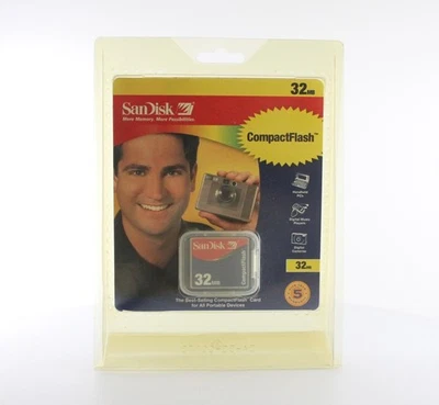 Rare for Collectors Only - Sandisk CF 32MB Compact Flash Card (SDCFB-32-485) - Image 1 of 2