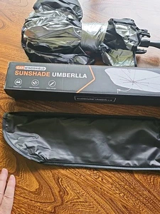 Car Windshield Sun Shade Umbrella UV Heat Reflective Visor Window Cover Foldable - Picture 1 of 1