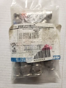 (PACK OF 10) SNS1P59BNC SNAP-N-SEAL BNC CONNECTOR - Picture 1 of 2