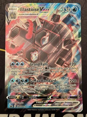 JUMBO Blastoise VMAX SWSH103 Pokemon Oversized Card Black Star Promo - NM - Image 1 of 2