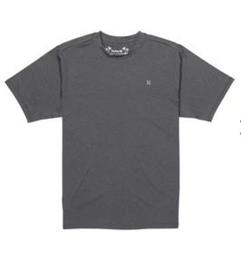 Camisa Para Hombre Hurley Icon Híbrida UPF Manga Corta Gris Grande - Imagen 1 de 6