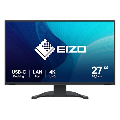 EIZO Flexscan EV2740X-BK 68,5cm (27") 4K UHD IPS Monitor DP/HDMI/USB-C Pivot HV - Bild 1 von 4