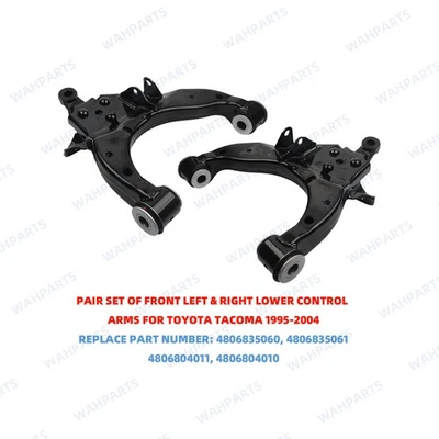 For 1995-2004 Toyota Tacoma Front Left Lower & Right Lower Control Arms Set - Image 1 of 4