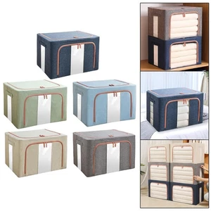 Clothes Storage Bag Organizer Container Large Capacity Waterproof Storage Bin - Picture 1 of 28