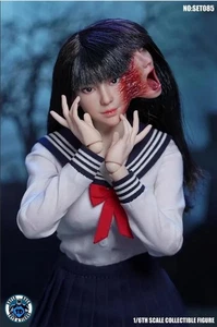 SUPER DUCK SET085 1/6 Horror Niña Cabeza Uniforme Escolar Figura 12"" Femenino Conjunto Completo - Imagen 1 de 11
